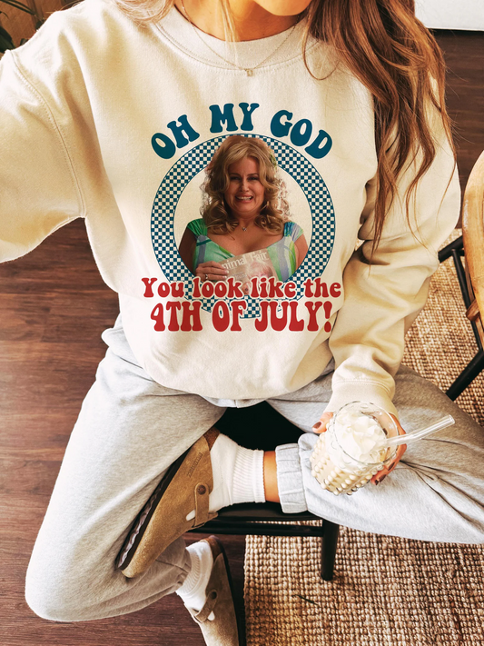 You Look Like the 4th of July Printed Sweatshirt