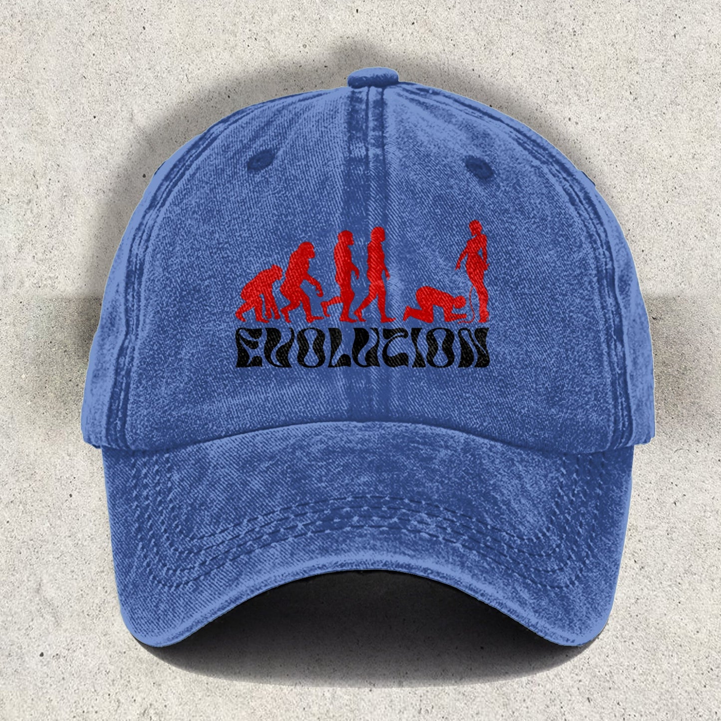 Evolution Feminist Printed Baseball Cap